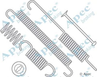 APEC BRAKING kit704 -  Комплектующие, тормозная колодка